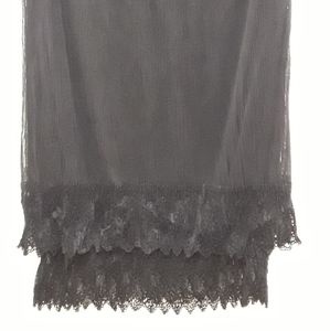 Black lace skirt